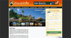 Desktop Screenshot of etravelsindia.com